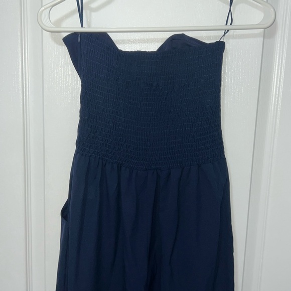 COSTA BLANCA, NAVY BLUE TUBE JUMPSUIT, SIZE S - Picture 3 of 4